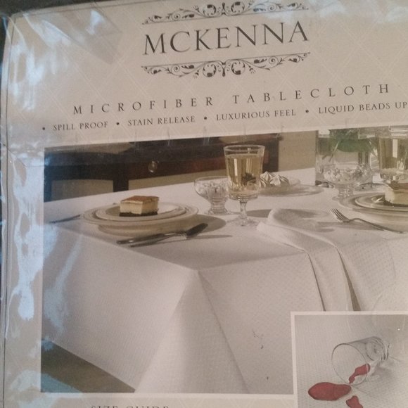 Other - NWT MCKENNA Microfiber Tablecloth